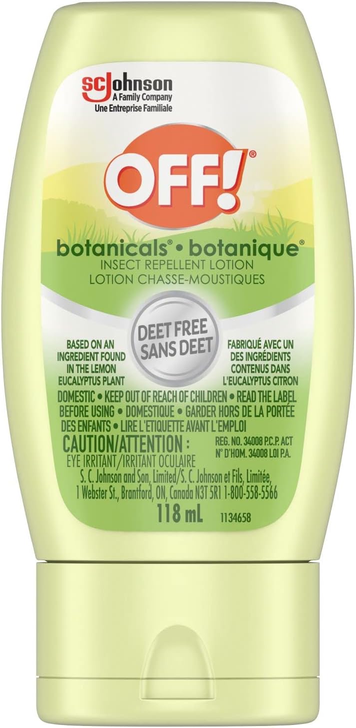 OFF Botanicals Deet Free Insect and Mosquito Repellent Lotion Made from PlantBased Formula 118 mL