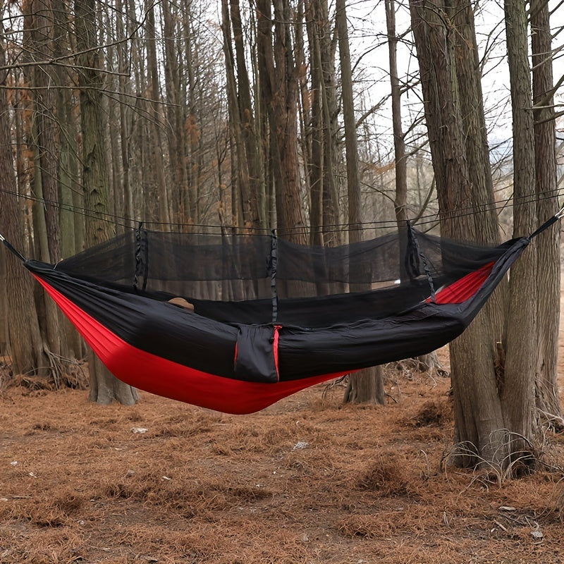 Double Hammock with Mosquito Net  Perfect for Camping and Home Use AntiRollover Design for Maximum Comfort and Safety