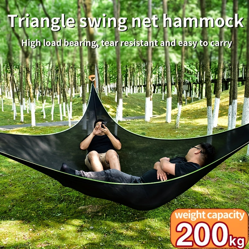 Outdoor Triangular Hammock For Multiperson Large Camping Hammock Swing Outdoor Triangular Hammock